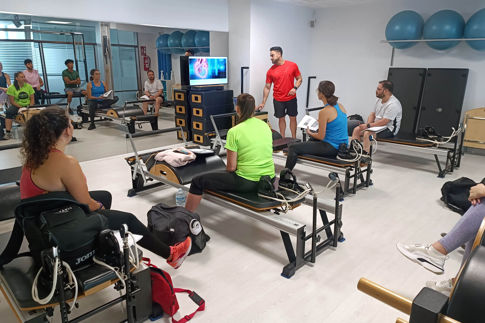 Entrenamiento en grupo al aire libre